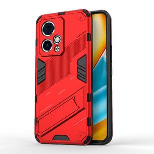 For Honor 90 GT 5G Punk Armor 2 in 1 PC + TPU Phone Case with Holder(Red)