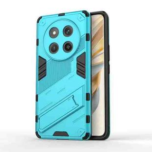 For Honor X60 Pro 5G Punk Armor 2 in 1 PC + TPU Phone Case with Holder(Blue)