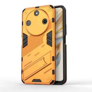 For Honor X60 5G Punk Armor 2 in 1 PC + TPU Phone Case with Holder(Orange)