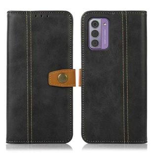 For Nokia G42 5G Stitching Thread Calf Texture Leather Phone Case(Black)