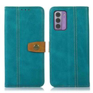 For Nokia G42 5G Stitching Thread Calf Texture Leather Phone Case(Light Green)