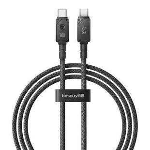 Baseus Unbreakable Series 100W Type-C to Type-C Fast Charging Data Cable, Length:1m(Black)