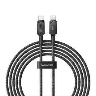 Baseus Unbreakable Series 100W Type-C to Type-C Fast Charging Data Cable, Length:2m(Black)