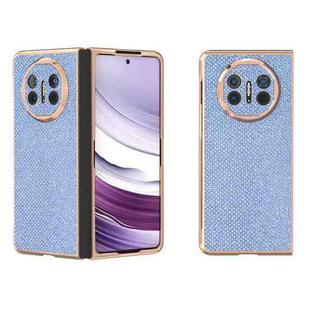 For Huawei Mate X5 Nano Plating Diamond Texture Phone Case(Blue)