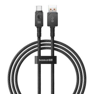 Baseus Unbreakable Series 100W USB to Type-C Fast Charging Data Cable, Length:1m(Black)