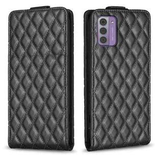 For Nokia G42 5G Diamond Lattice Vertical Flip Leather Phone Case(Black)