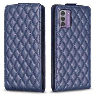 For Nokia G42 5G Diamond Lattice Vertical Flip Leather Phone Case(Blue)