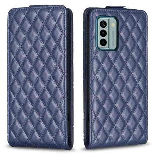 For Nokia G22 Diamond Lattice Vertical Flip Leather Phone Case(Blue)
