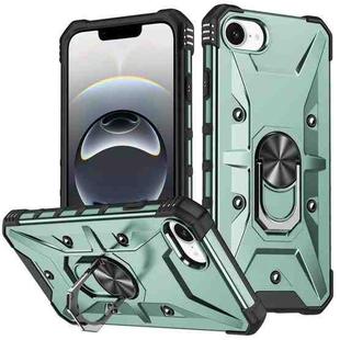For iPhone 16e Ring Holder Phone Case(Midnight Green)