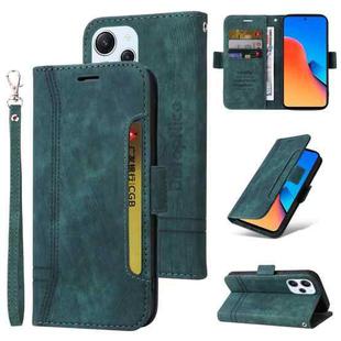For Xiaomi Redmi 12 4G BETOPNICE Dual-side Buckle Leather Phone Case(Green)