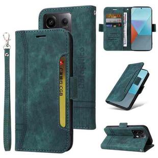 For Xiaomi Poco X6 5G / Redmi Note 13 Pro 5G Global BETOPNICE Dual-side Buckle Leather Phone Case(Green)