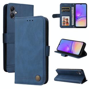 For Samsung Galaxy A05 Skin Feel Life Tree Metal Button Leather Phone Case(Blue)