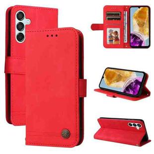 For Samsung Galaxy M15 5G / F15 5G Skin Feel Life Tree Metal Button Leather Phone Case(Red)