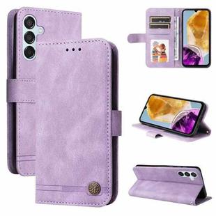 For Samsung Galaxy M15 5G / F15 5G Skin Feel Life Tree Metal Button Leather Phone Case(Purple)