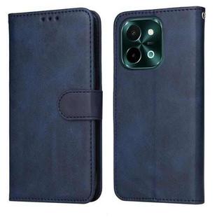 For vivo Y28 4G Global Classic Calf Texture Flip Leather Phone Case(Blue)