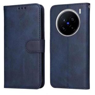 For vivo X200 Pro Classic Calf Texture Flip Leather Phone Case(Blue)