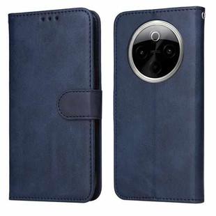 For vivo Y300 Pro Classic Calf Texture Flip Leather Phone Case(Blue)