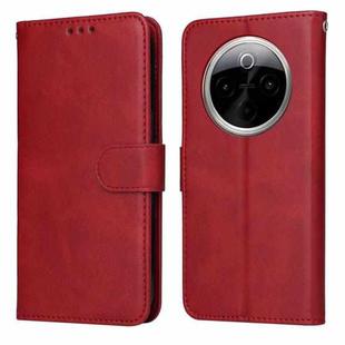 For vivo Y300 Pro Classic Calf Texture Flip Leather Phone Case(Red)