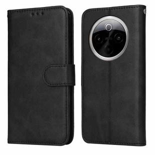 For vivo Y300 Pro Classic Calf Texture Flip Leather Phone Case(Black)