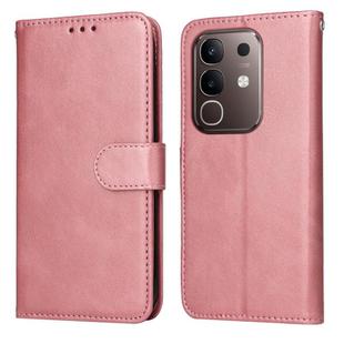 For vivo Y29 4G Classic Calf Texture Flip Leather Phone Case(Rose Gold)