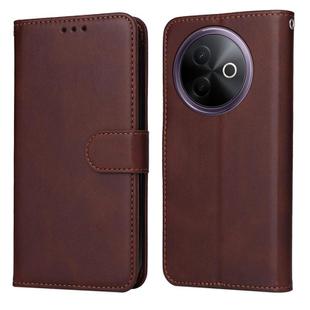 For vivo Y39 5G / Y300i Classic Calf Texture Flip Leather Phone Case(Brown)