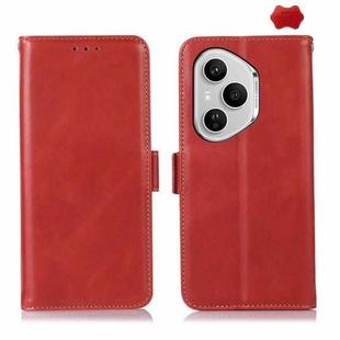 For Honor 400 Pro Global 160.8mm Crazy Horse Top Layer Cowhide Leather Phone Case(Red)