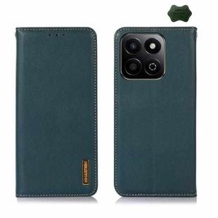 For Honor Play 60 Plus / 200 Smart KHAZNEH Nappa Top Layer Cowhide Leather Phone Case(Green)