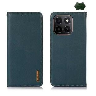 For Honor X6c 4G KHAZNEH Nappa Top Layer Cowhide Leather Phone Case(Green)