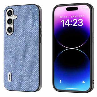 For Samsung Galaxy M54 5G ABEEL Diamond Black Edge Phone Case(Sapphire Blue)