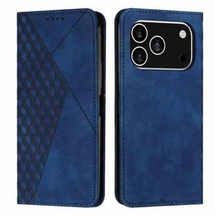 For iPhone 17 Pro Diamond Splicing Skin Feel Magnetic Leather Phone Case(Blue)
