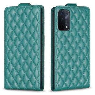 For OPPO  A74 5G / A93 5G /A54 5G Diamond Lattice Vertical Flip Leather Phone Case(Green)