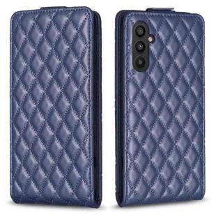 For Samsung Galaxy A54 5G Diamond Lattice Vertical Flip Leather Phone Case(Blue)
