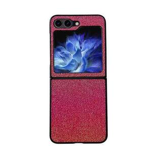 For Samsung Galaxy Z Flip5 Colorful Glitter PC Shockproof Phone Case(Pink)