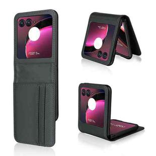 For Motorola Moto Razr 40 Ultra Card Slot PU Leather PC Phone Case(Green)