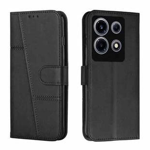 For Infinix Note 30 VIP Stitching Calf Texture Buckle Leather Phone Case(Black)