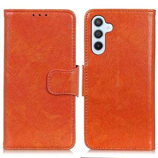For Samsung Galaxy S24 5G Nappa Texture Leather Phone Case(Orange)