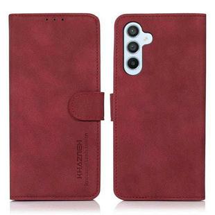 For Samsung Galaxy A15 KHAZNEH Matte Texture Leather Phone Case(Red)