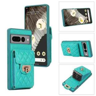 For Google Pixel 7 Pro Card Slot Leather Phone Case(Mint Green)