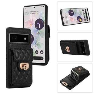 For Google Pixel 6a Card Slot Leather Phone Case(Black)