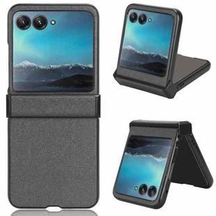 For Motorola Moto Razr 40 Ultra Sandskin Texture Phone Case(Grey)