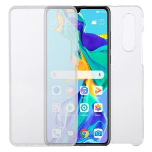 For Huawei P30 PC+TPU Ultra-Thin Double-Sided All-Inclusive Transparent Case