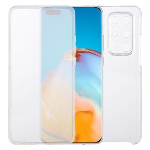 For Huawei P40 Pro PC+TPU Ultra-Thin Double-Sided All-Inclusive Transparent Case