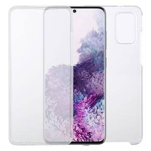 For Samsung Galaxy S20+ PC+TPU Ultra-Thin Double-Sided All-Inclusive Transparent Case