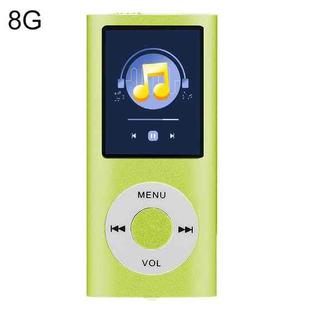 1.8 inch TFT Screen Metal MP4 Player With 8G TF Card+Earphone+Cable(Green)