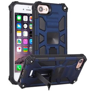 For iPhone 6 Shockproof TPU + PC Magnetic Protective Case with Holder(Blue)