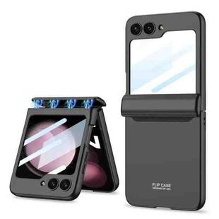 For Samsung Galaxy Z Flip5 GKK Integrated Magnetic Full Coverage Folding Phone Case(Black)