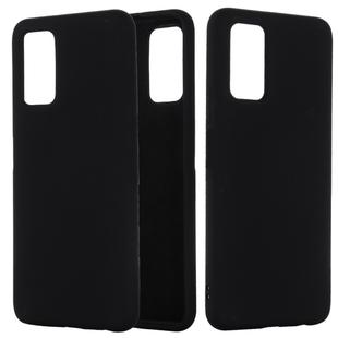 For Samsung Galaxy Note20 5G Pure Color Liquid Silicone Shockproof Full Coverage Case(Black)