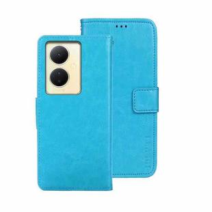 For vivo V29 Lite 5G idewei Crazy Horse Texture Leather Phone Case(Sky Blue)