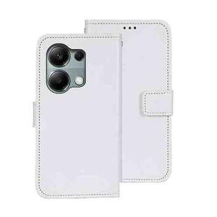 For Xiaomi Redmi Note 13 Pro 4G idewei Crazy Horse Texture Leather Phone Case(White)