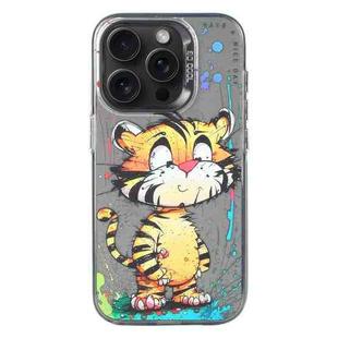 For iPhone 13 Pro Max Animal Pattern Oil Painting Series PC + TPU Phone Case(Colorful Tiger)